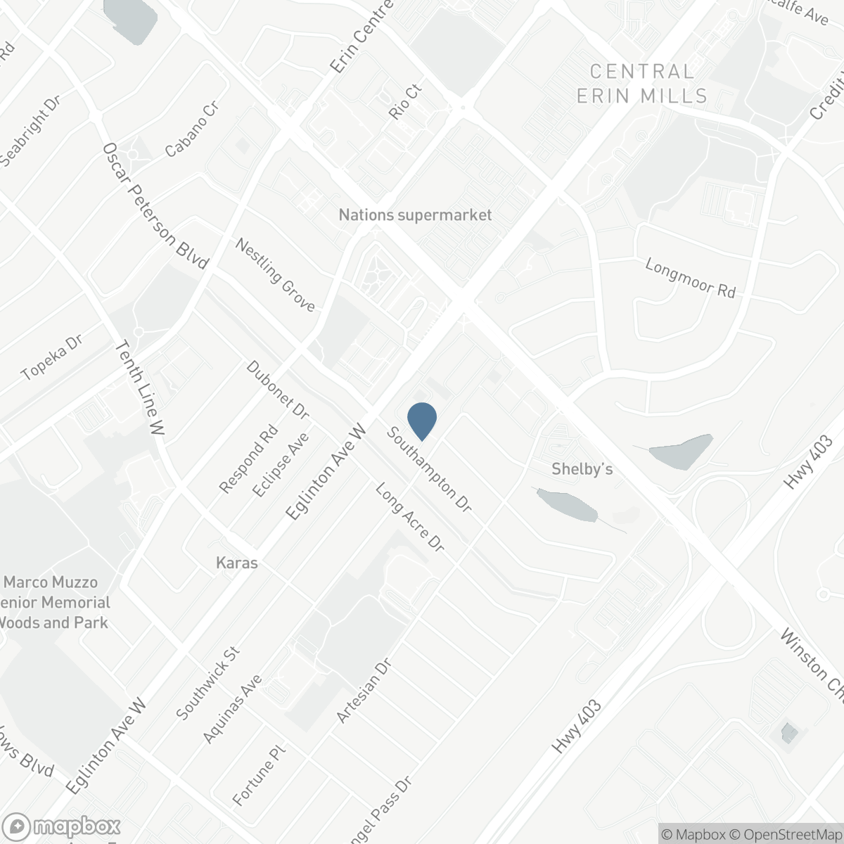 261 - 4975 SOUTHAMPTON DRIVE, Mississauga, Ontario L5M 8E2